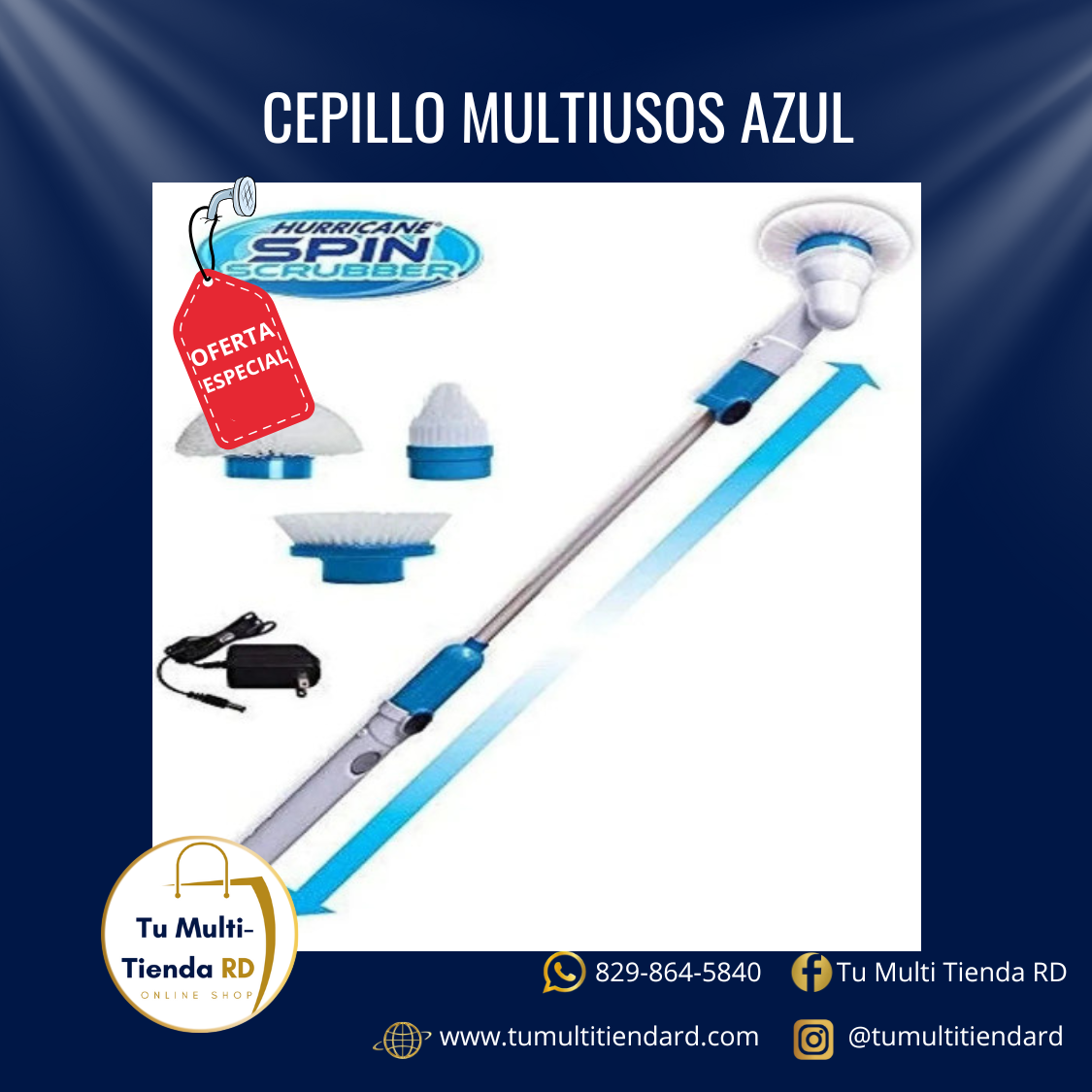 Cepillo Multiusos Azul™ | ¡Revoluciona tu limpieza!