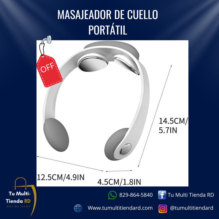 MASAJEADOR DE CUELLO PORTÁTIL