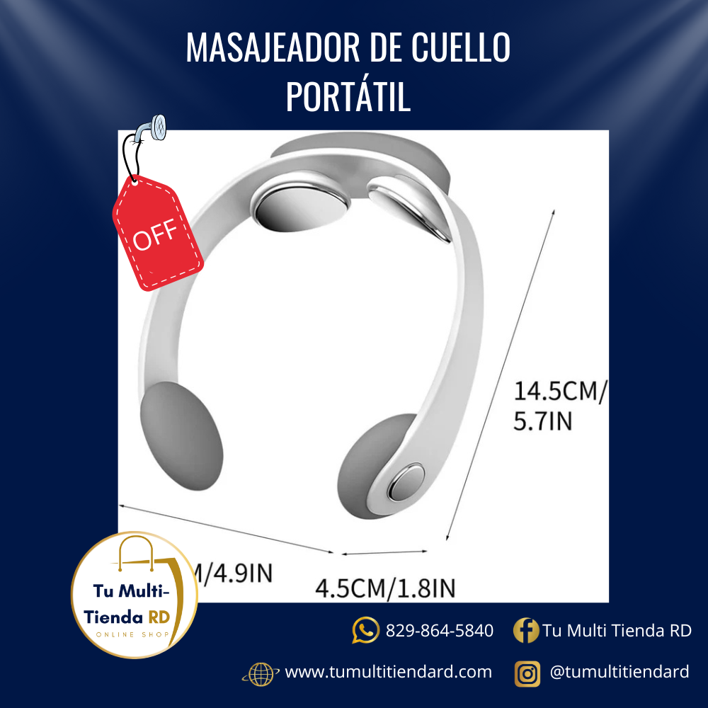 MASAJEADOR DE CUELLO PORTÁTIL
